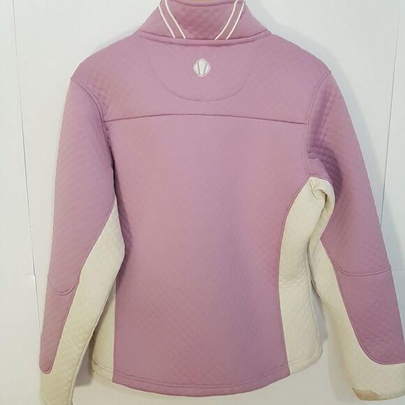 SUNICE Women's Quilted Foam Sports Jacket Lilac and White Size Small - Picture 12 of 16